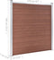 vidaXL - Schutting - 699x186 - cm - HKC - bruin