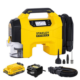 Stanley Fatmax SXVI02001A - 3-in-1 Compressor Stofzuiger - 370 x 143 x 261 mm