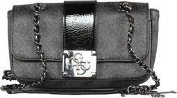 Guess Logo City Small Convertible Xbody Flap - Schoudertas met magneetsluiting - Antraciet