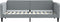 vidaXL - Slaapbank - 80x200 - cm - stof - lichtgrijs