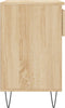 vidaXL - Schoenenkast - 70x36x60 - cm - bewerkt - hout - sonoma - eikenkleurig