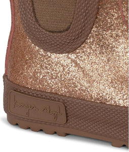 Konges Sløjd Thermo Laarzen / Regenlaarzen glitter - Canyon rose - Maat 28