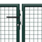vidaXL - Poort - 500x75 - cm - staal - groen
