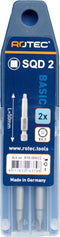 Rotec PRO Krachtbit SQD 2 L=50, E6.3, BASIC (vpe 10)