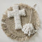 Ornament The Shell Cross white groot