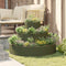 vidaXL - Tuinplantset - Olijfgroen - Staal