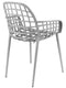 Zuiver Albert Kuip Garden - Aluminium Tuinstoel - Grijs - Set van 2