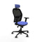 Jorquera Piqueras y Crespo 2D036G2 - Bureaustoel met hoofdsteun - Verstelbare hoogte - Licht Blauw