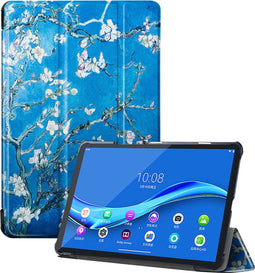3-Vouw sleepcover hoes - Geschikt voor Lenovo Tab M10 FHD Plus (x606F) - Van Gogh Amandelboom