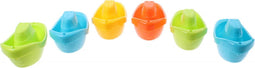 Johntoy Happy World - Badspeelgoed Bootjes - Set van 6 - Multicolor (6 stuks)