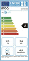 MOA PAC01B - Mobiele Airco - 7000 BTU - Tot 22m² - Met Afstandbediening - Zwart