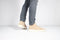 Blackstone CG141 ESKA MID - Sneaker (mid) - Suède - Travertine - Maat: 45