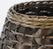House of Seasons Lorens - Kerstboommand - H21 x Ø50 cm - Donkerbruin