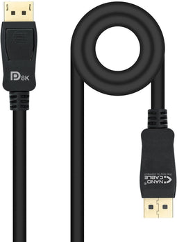 Nanocable 10.15.2501 - DisplayPort Kabel - 100cm - Zwart