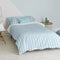 Happy Friday Duvet cover set 2 pieces Vichy blue 180x220 cm (Single) Blue