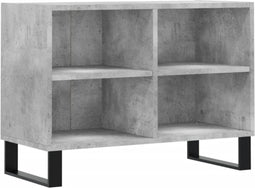vidaXL - Tv-meubel - 69,5x30x50 - cm - bewerkt - hout - betongrijs