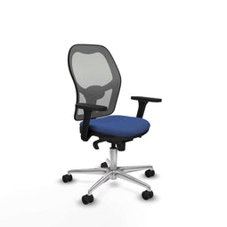 Piqueras y Crespo 3D086N0 - Bureaustoel - Verstelbare hoogte met armleuning - Marineblauw