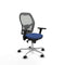 Piqueras y Crespo 3D086N0 - Bureaustoel - Verstelbare hoogte met armleuning - Marineblauw