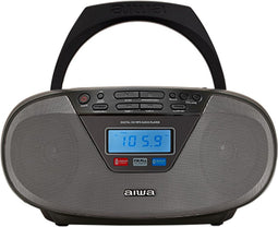 Aiwa BBTU-400BK - Portable Radio/DAB(+)/CD-speler - FM-Radio Klok Sleeptimer Zoemer alarm - Zwart