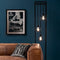 Atmooz - Vloerlamp Basra - Staande Lamp - Stalamp - Woonkamer - Zwart - Hoogte 160cm - Metaal