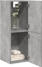 vidaXL - Badkamerwandkast - 30x30x80 - cm - bewerkt - hout - betongrijs