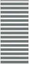 vidaXL - Zebra - rolgordijn - 95x230 - cm - stofbreedte - 90,9 - cm - donkergrijs
