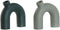 Vaas Home ESPRIT Groen Aluminium 19 x 5 x 17 cm (2 Stuks)