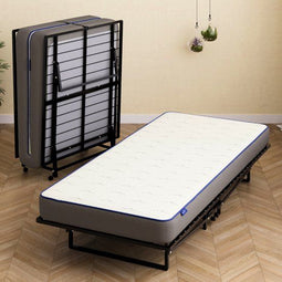 Best Life Vouwbed 90x200 - Logeerbed met Matras - Plooibed - Opklapbed 1 Persoons