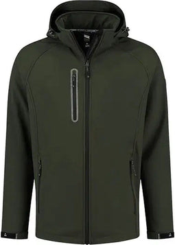 Kjelvik Kevan - Softshelljas Heren - 4-way stretch - Groen (M)