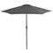 vidaXL - Parasol - met - metalen - paal - 300 - cm - antraciet