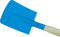 Strandschep 65cm met houten steel en metalen blad