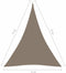 vidaXL - Zonnescherm - driehoekig - 4x5x5 - m - oxford - stof - taupe