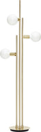 Furnified - Hübsch - Stalamp Messing/Bulb (150cm)