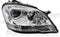 Koplamp rechts - voor Mercedes W164 2009-2011 - TYC - chroom