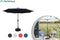 Hortensus LED parasol - Zonneparasol met verlichting - 270 cm - Crème