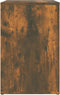vidaXL - Schoenenkast - 130x35x54 - cm - bewerkt - hout - gerookt - eikenkleurig