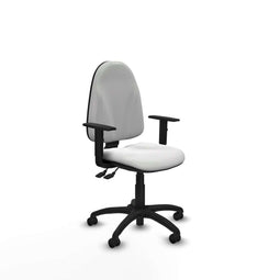 Piqueras y Crespo B1D01RF - Bureaustoel - Verstelbare hoogte met armleuning - Wit