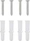 vidaXL - Spatscherm - keuken - 80x50 - cm - gehard - glas - wit