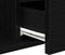 vidaXL - Salontafel - Zwart - Eiken - 90x49x45 - cm - Bewerkt - Hout