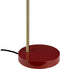 Dyberg Larsen Ocean - Tafellamp - Verstelbare kap - Donkerrood/messing