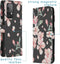 iMoshion Hoesje Geschikt voor Samsung Galaxy A52 (5G) / A52s / A52 (4G) Hoesje Met Pasjeshouder - iMoshion Design Softcase Bookcase - Meerkleurig / Blossom Watercolor Black