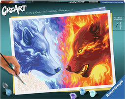 Ravensburger Schilderen op nummer Fire & Ice
