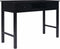vidaXL - Schrijftafel - 110x45x76 - cm - hout - zwart