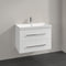 Villeroy & Boch Avento - Wastafelonderkast 760x520x447 - 2 lades - Crystal White