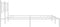 vidaXL - Bedframe - met - hoofdbord - metaal - wit - 200x200 - cm