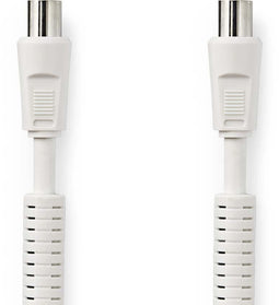 Nedis CSGB40010WT20 - Coaxiale Kabel 200cm - Wit