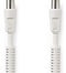 Nedis CSGB40010WT20 - Coaxiale Kabel 200cm - Wit