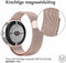 imoshion Milanees magnetisch bandje - Geschikt voor Google Pixel Watch / Watch 2 / Watch 3 (41 mm) - Rosé Goud