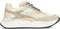 PS Poelman CHARU Dames Sneakers - Vetersluiting - Leer/Suède - Wit met combinatie