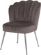 Richmond - Stoel Pippa Stone velvet / silver